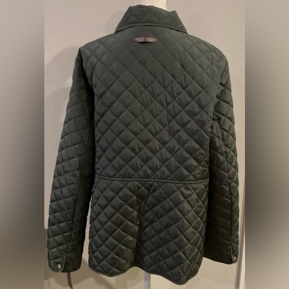 Lauren Ralph Lauren Women's Quilted Crest Jacket Dark Green Sz XL NWT - Picture 8 of 12